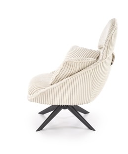 MERRY 2 leisure chair with swivel function, cream
