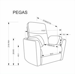 PEGAS leisure chair, beige