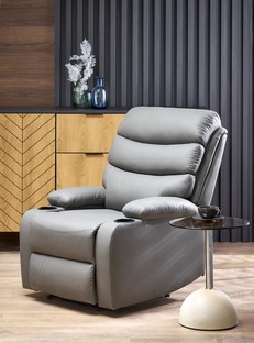 PERUS leisure chair, grey