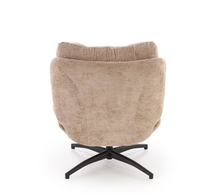 PESTO armchair with ottoman / rocking function, color: beige