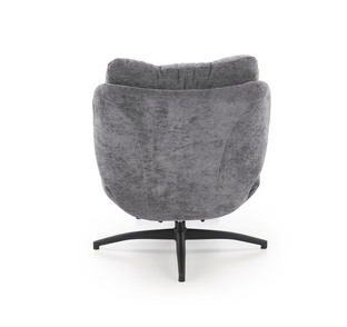 PESTO armchair with ottoman / rocking function, color: grey
