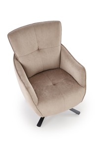 SCAMPI leisure chair, cappuccino