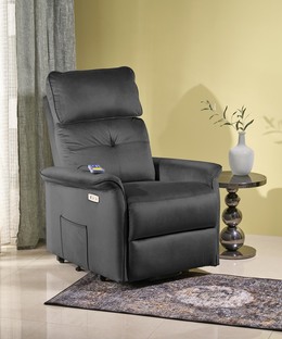 SEMIR 2 leisure chair, black
