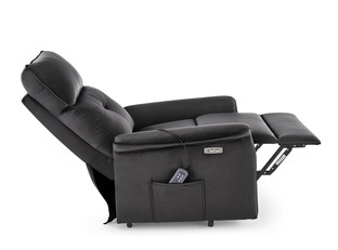 Zdjęcie do “SEMIR 2 fotel wypoczynkowy czarny (2p=1szt)”.