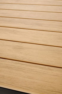 FIERRO stół kwadratowy, brązowy / czarny (1p=1szt)