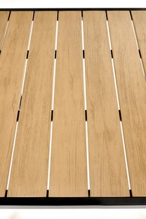 FIERRO stół kwadratowy, brązowy / czarny (1p=1szt)