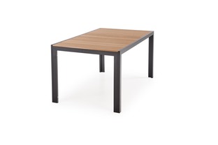 FIERRO stół prostokątny, brązowy / czarny (1p=1szt)