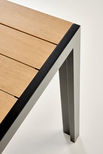 FIERRO stół prostokątny, brązowy / czarny (1p=1szt)