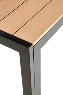 FIERRO stół prostokątny, brązowy / czarny (1p=1szt)