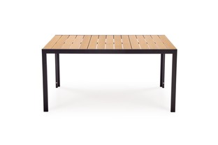 FIERRO stół prostokątny, brązowy / czarny (1p=1szt)