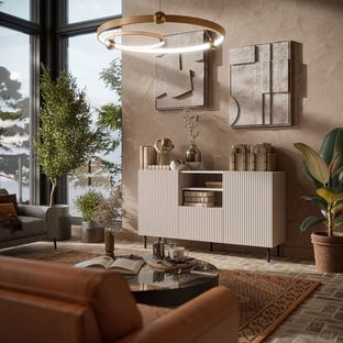 PAXOS KM-1 komoda, kolor: kaszmir - czarny