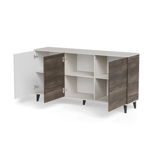 RANDOM 2 KM-1 komoda kaszmir / orzech / czarny (2p=1szt)