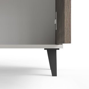 RANDOM 2 KM-1 komoda kaszmir / orzech / czarny (2p=1szt)