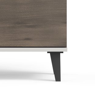 RANDOM 2 KM-1 komoda kaszmir / orzech / czarny (2p=1szt)