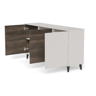 RANDOM 2 KM-1 komoda kaszmir / orzech / czarny (2p=1szt)