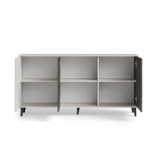 RANDOM 2 KM-1 komoda kaszmir / orzech / czarny (2p=1szt)