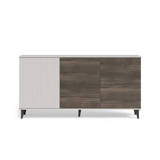 RANDOM 2 KM-1 komoda kaszmir / orzech / czarny (2p=1szt)