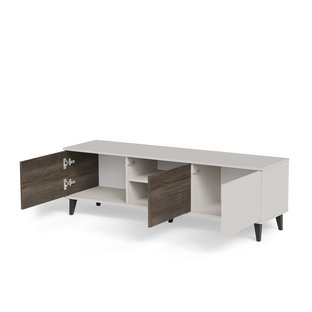 RANDOM 2 RTV-1 stolik RTV 150 cm kaszmir / orzech / czarny (2p=1szt)