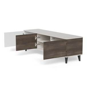 RANDOM 2 RTV-1 stolik RTV 150 cm kaszmir / orzech / czarny (2p=1szt)