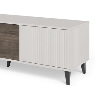 RANDOM 2 RTV-1 stolik RTV 150 cm kaszmir / orzech / czarny (2p=1szt)