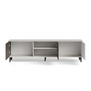 RANDOM 2 RTV-2 stolik RTV 180 cm kaszmir / orzech / czarny (2p=1szt)