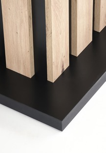 LAMELLO extension table, artisan oak / black