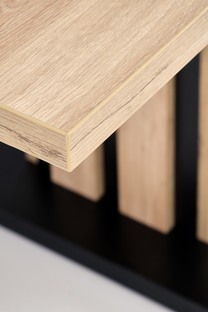 LAMELLO extension table, artisan oak / black