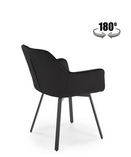 K588 swivel chair, black