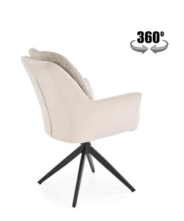 K591 swivel chair, light grey