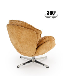 GUIDO leisure chair, mustard