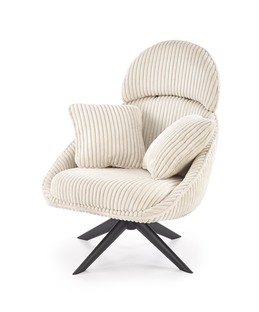 MERRY 2 leisure chair with swivel function, cream