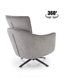SCAMPI leisure chair, grey
