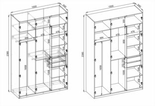 FORMO system szaf modułowych - KORPUS K7 dąb artisan