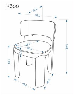 K600 chair, olive