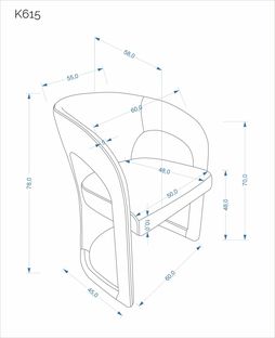 K615 chair beige