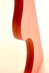 SOLETTO wall mirror, coral