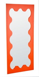 SOLETTO wall mirror, coral
