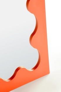 SOLETTO wall mirror, coral