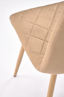 K525 WD chair beige / natural