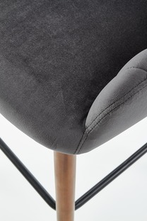 H93 bar stool, color: dark grey