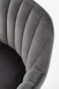 H93 bar stool, color: dark grey