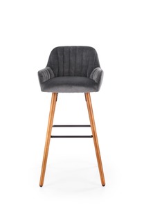 H93 bar stool, color: dark grey