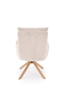 K594 chair, beige / natural oak