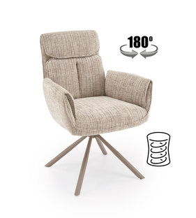 K596 CS chair, beige / cashmere