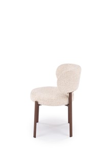 K605 chair, l.beige / walnut