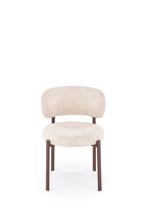 K605 chair, l.beige / walnut