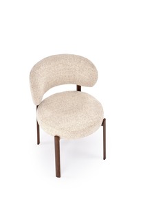 K605 chair, l.beige / walnut