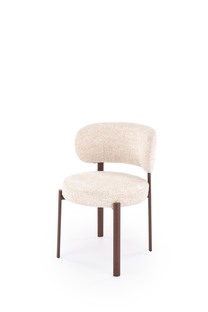 K605 chair, l.beige / walnut