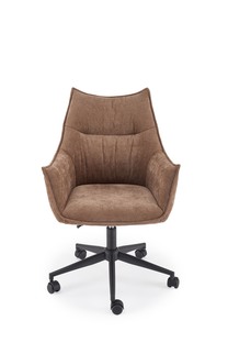 CLIO swivel armchair, brown