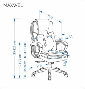 MAXWEL o.chair, black